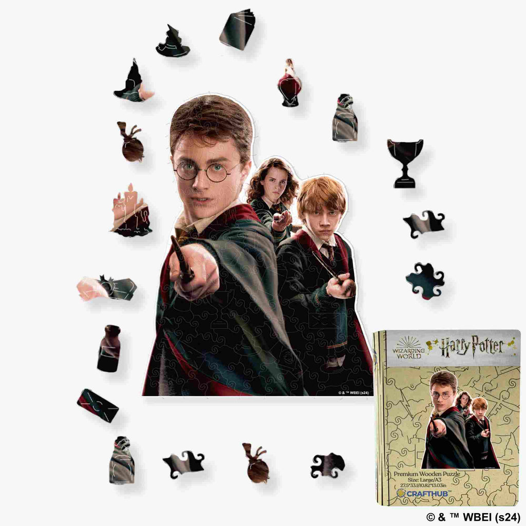 Harry Potter - The Wizarding Friends Wooden Jigsaw Puzzle