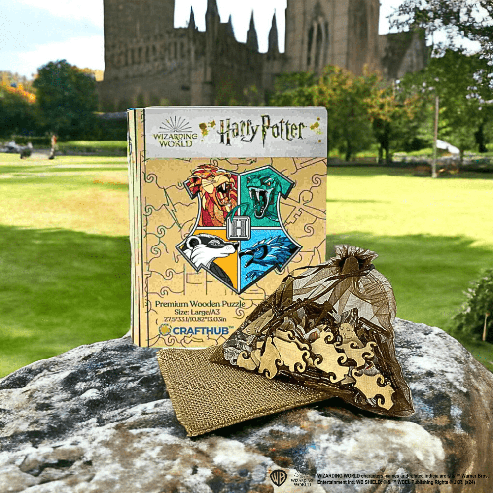 Harry Potter - Hogwarts House Prides Wooden Jigsaw Puzzle