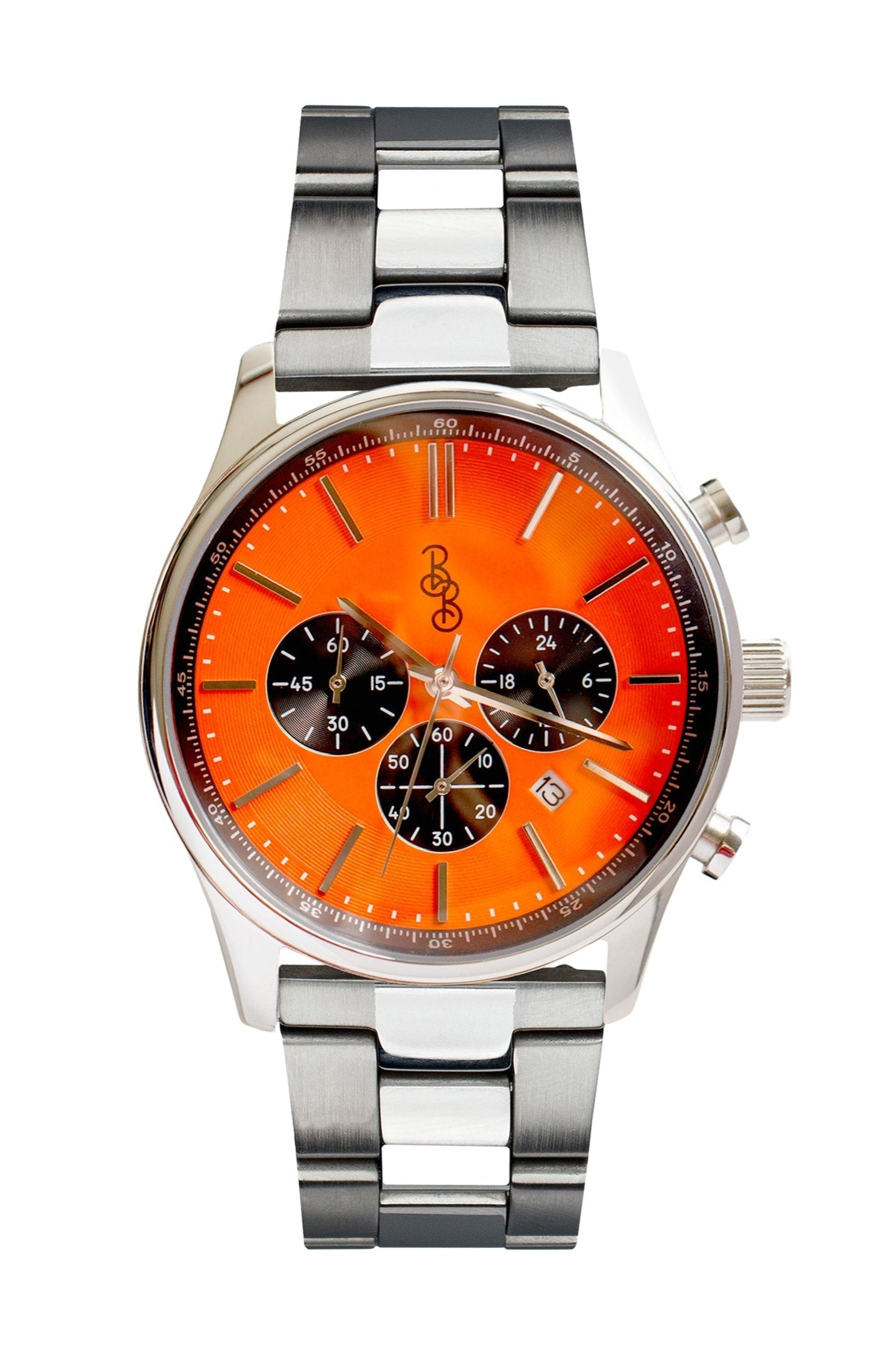Orange and Black Chronograph