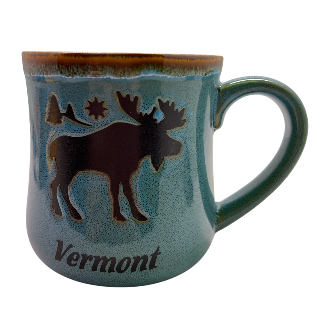 Vermont Moose Mug - Teal