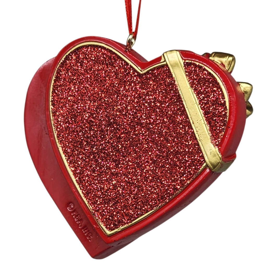 Chocolate Heart Box Ornament