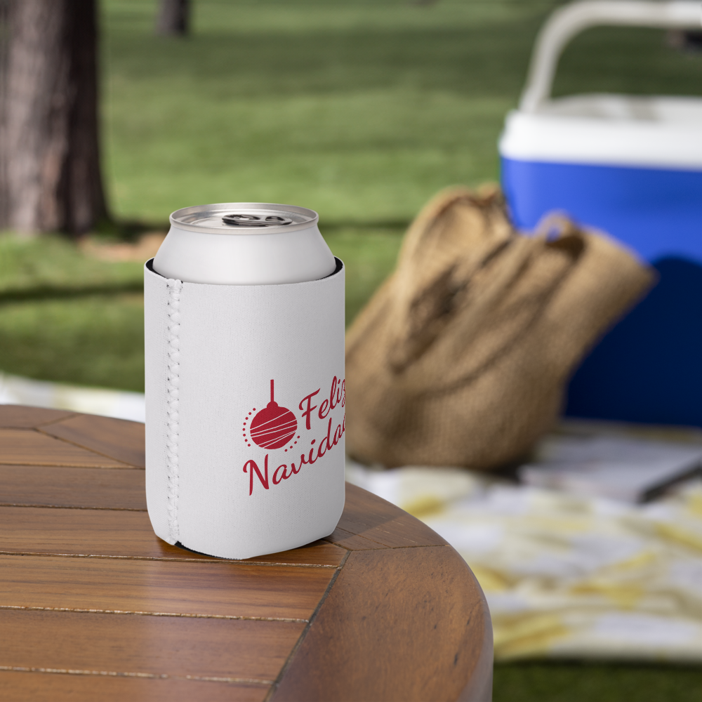 Feliz Navidad Can Cooler