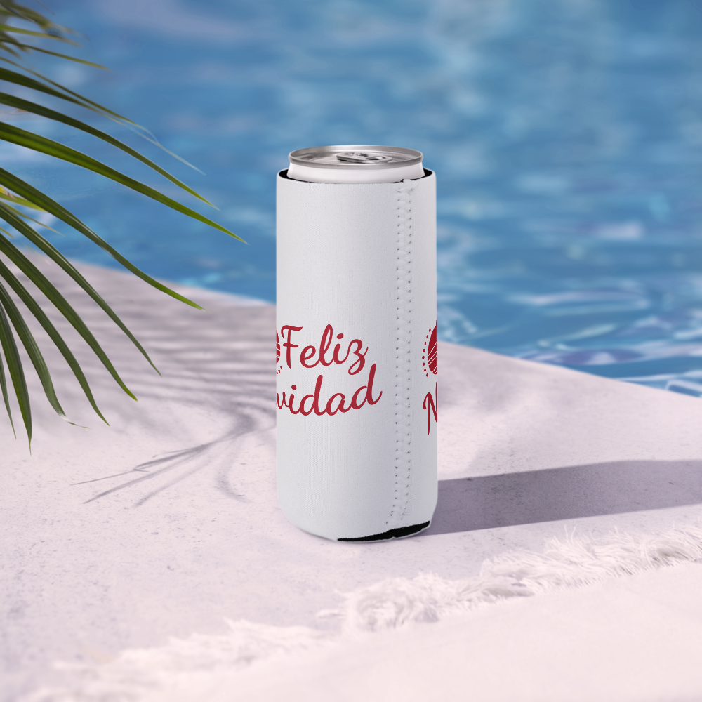 Feliz Navidad Can Cooler