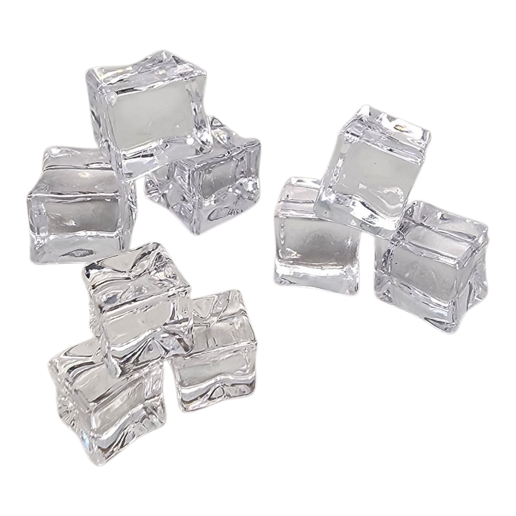 Frosty Acrylic Ice Cubes -