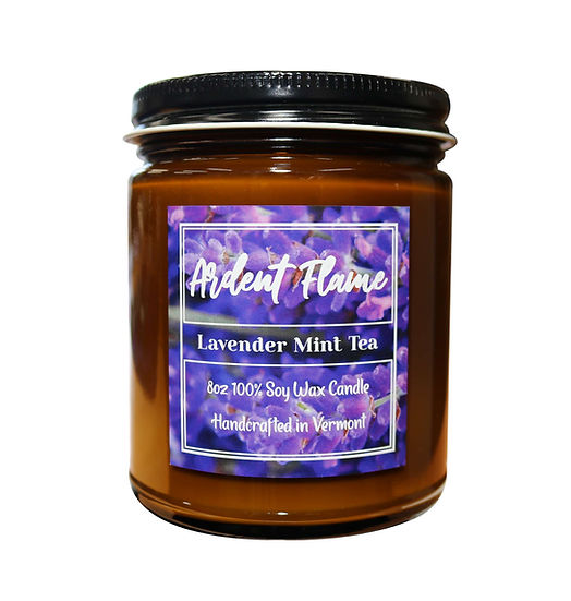 Lavender Mint Tea Jar Candle