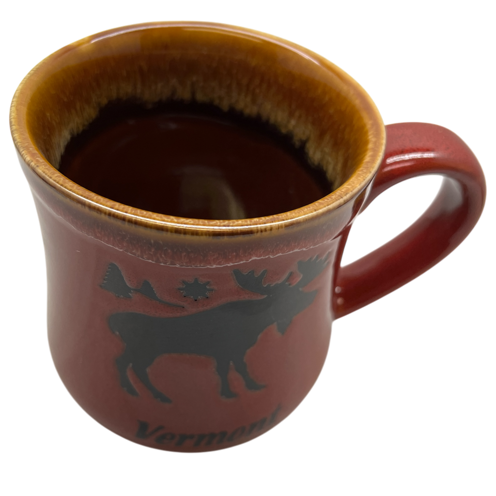 Vermont Moose Mug - Rustic Red