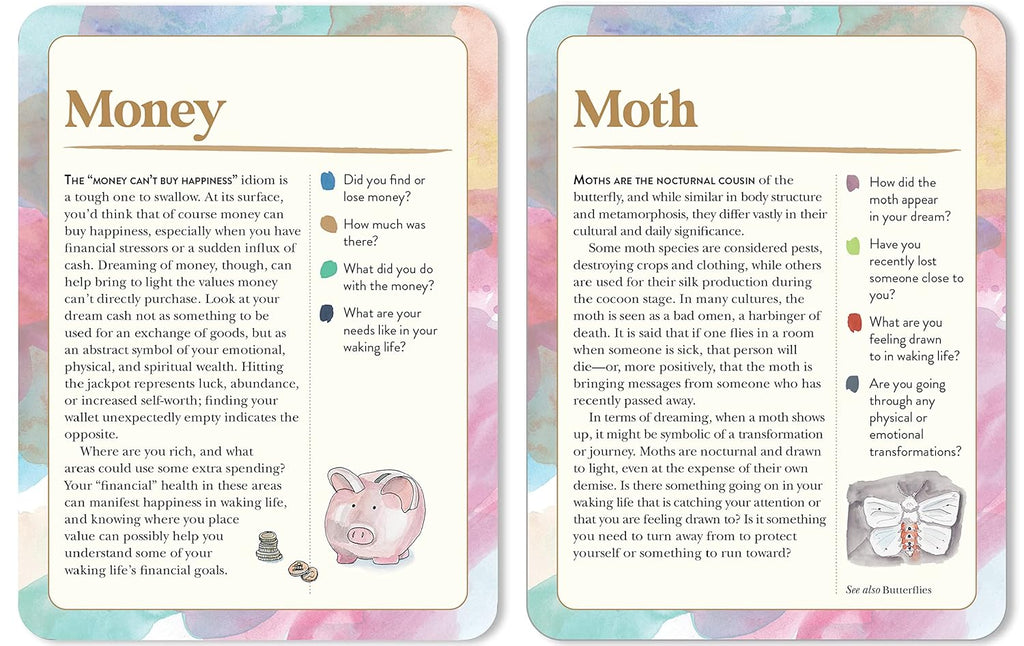 The Dream Symbols Card Deck - Decode Your Nightly Dreams