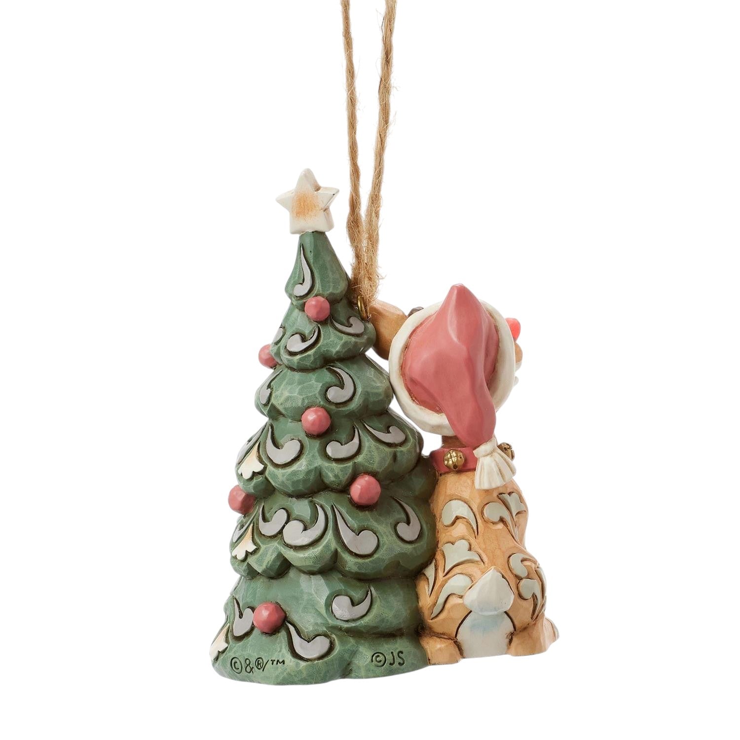 Rudolph with Christmas Tree Ornament - A Heartwarming Holiday Keepsake