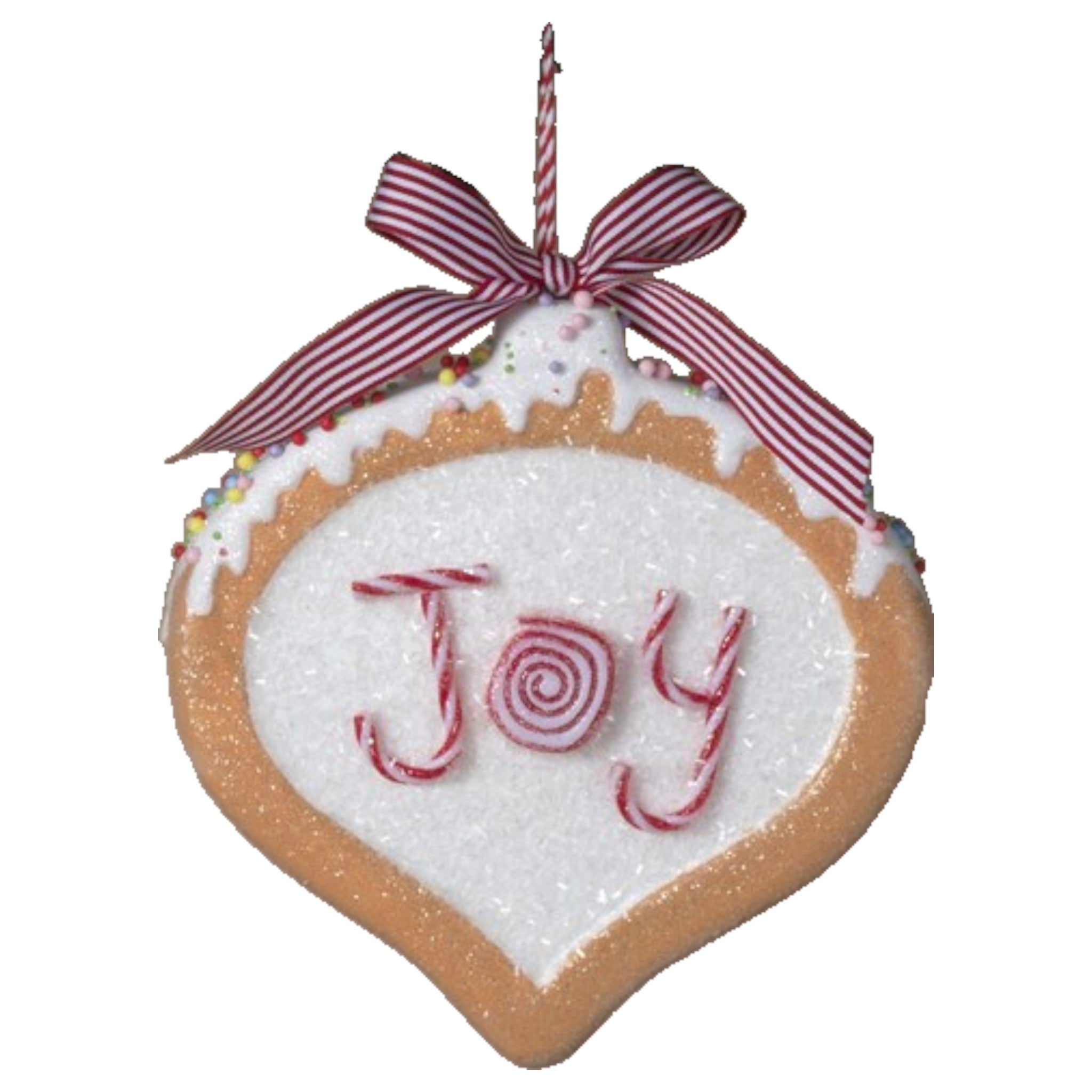Joyful Gingerbread Cookie Ornament