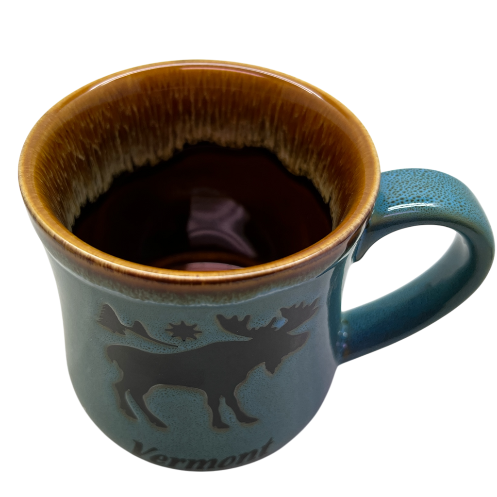 Vermont Moose Mug - Teal