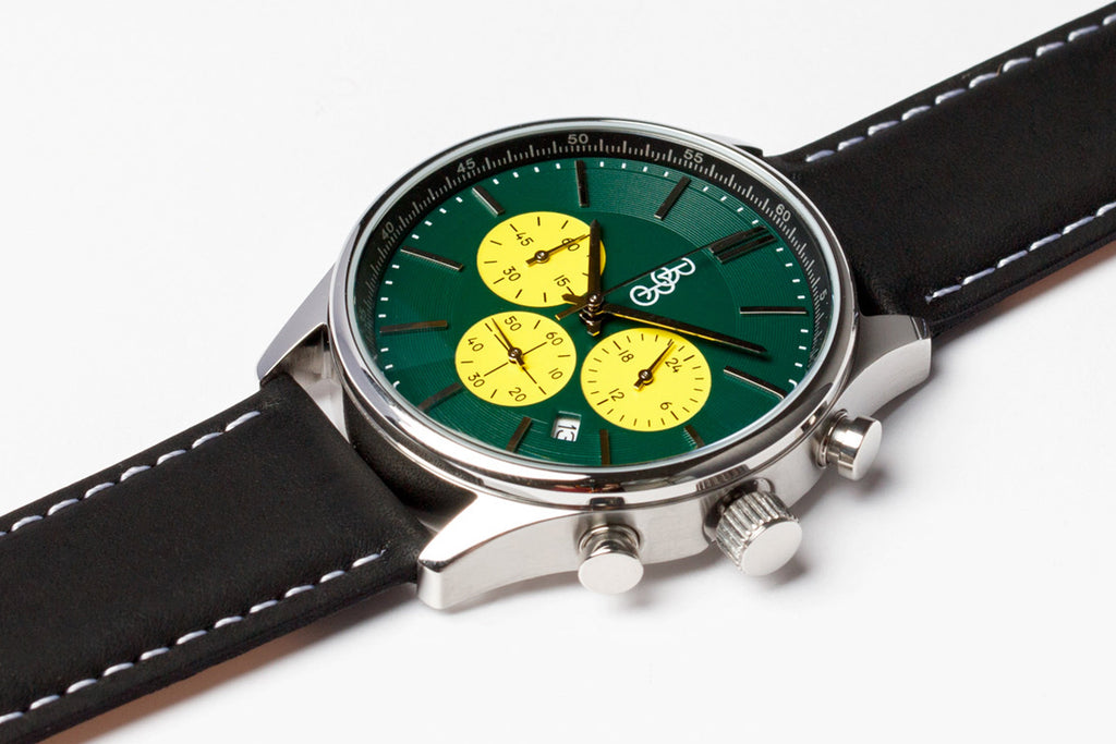 Green and Yellow Chronograph