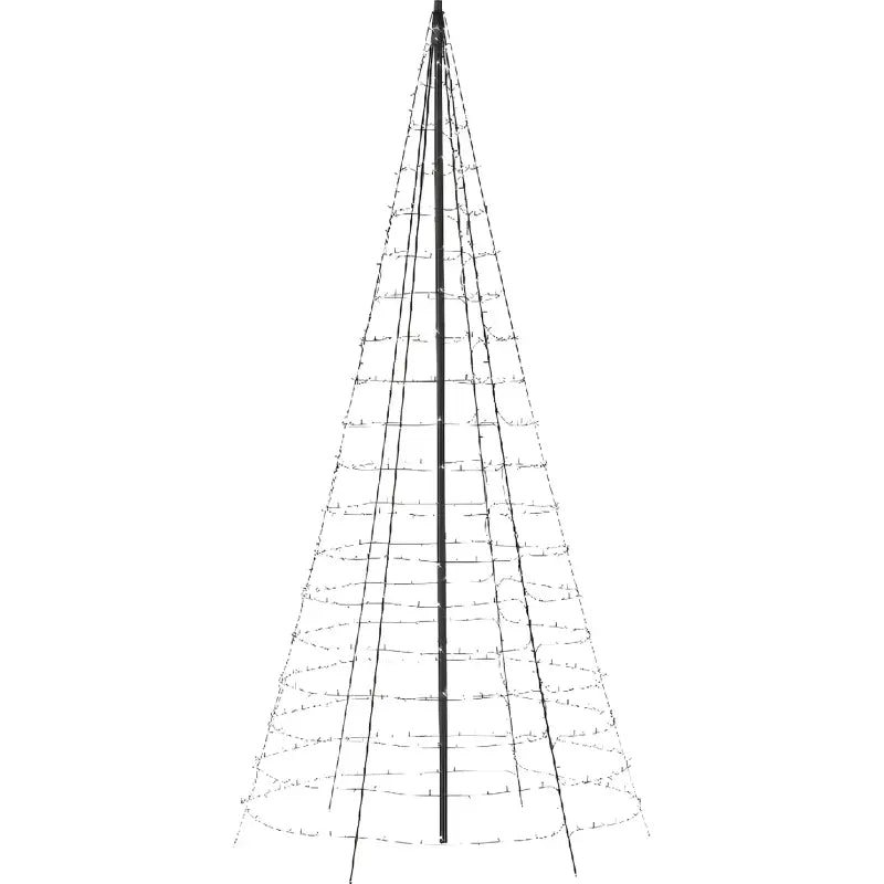 Twinkly App Controlled RGBW 3D Light Show Tree, 750 Bulbs, 13 Feet Tall