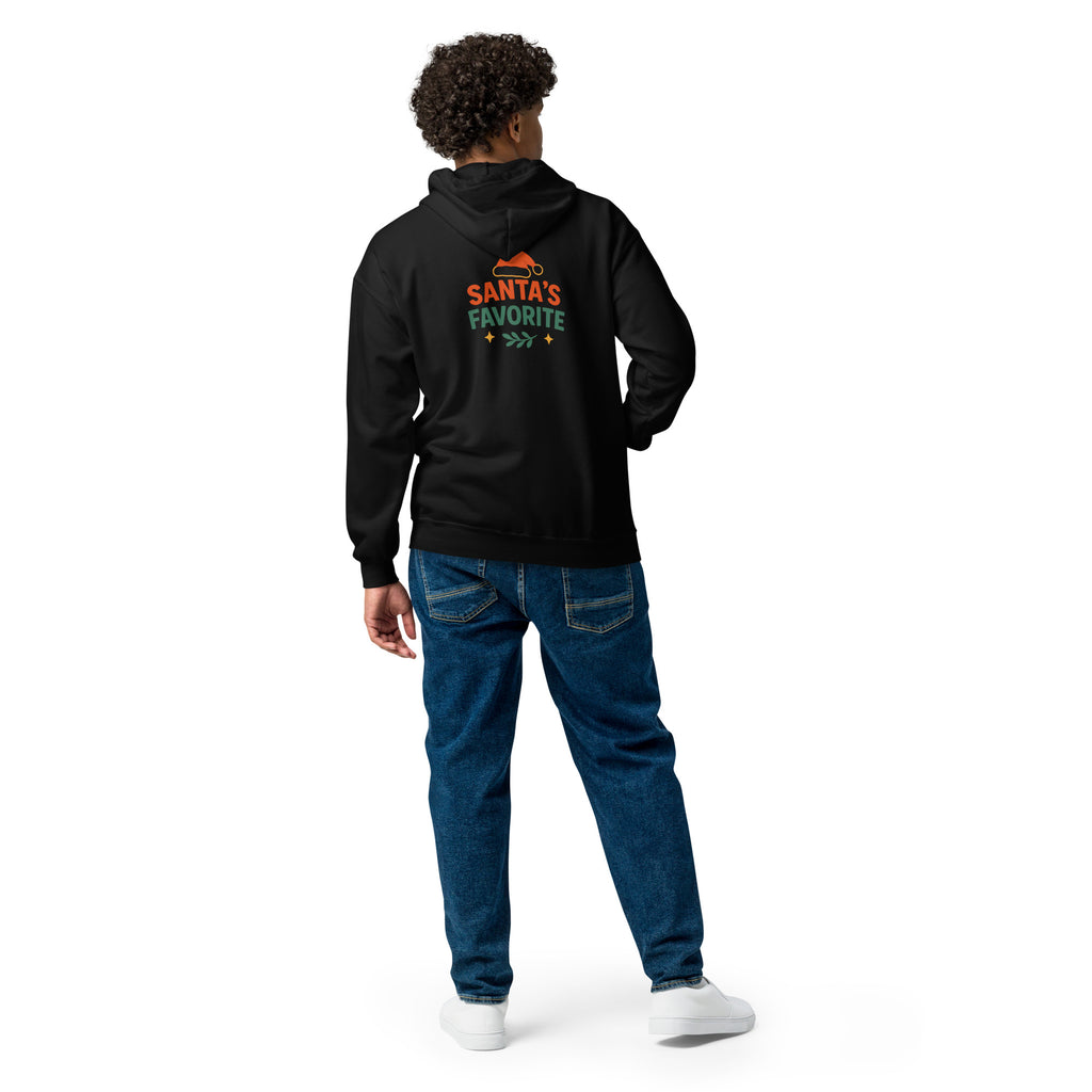 Santa's Favorite Unisex Heavy Blend Zip Hoodie