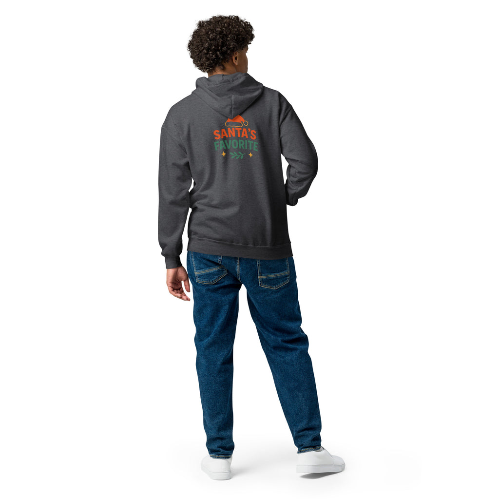 Santa's Favorite Unisex Heavy Blend Zip Hoodie