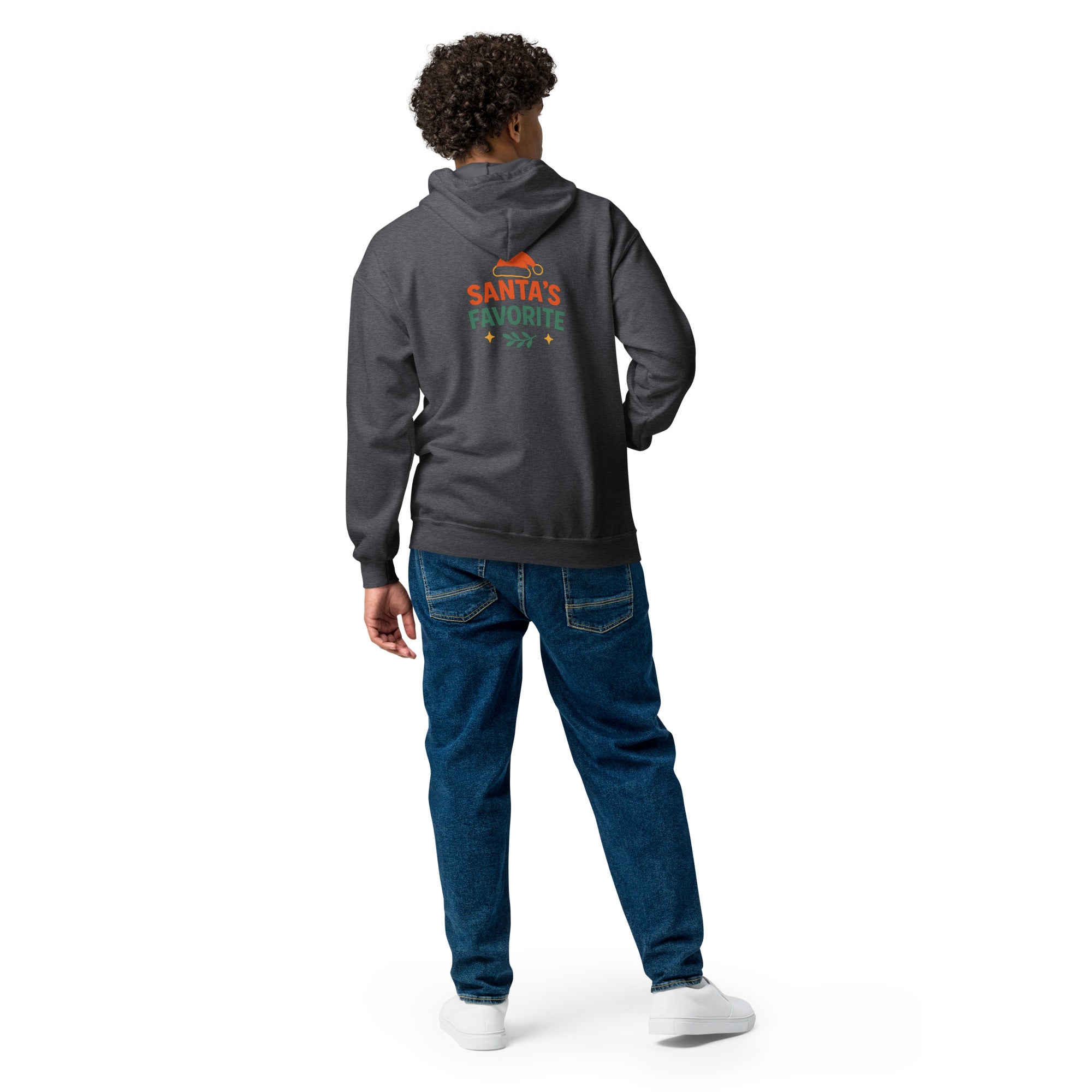 Santa's Favorite Unisex Heavy Blend Zip Hoodie