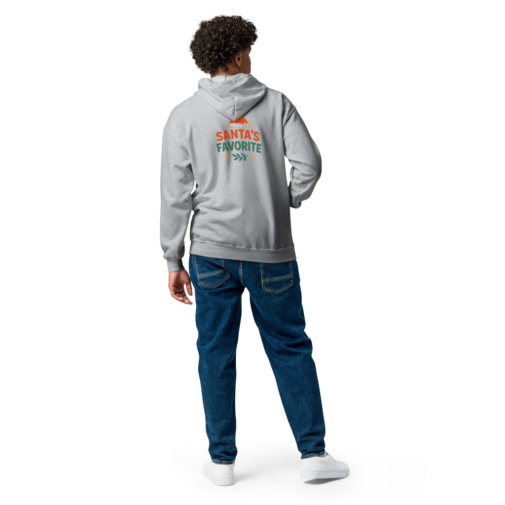 Santa's Favorite Unisex Heavy Blend Zip Hoodie