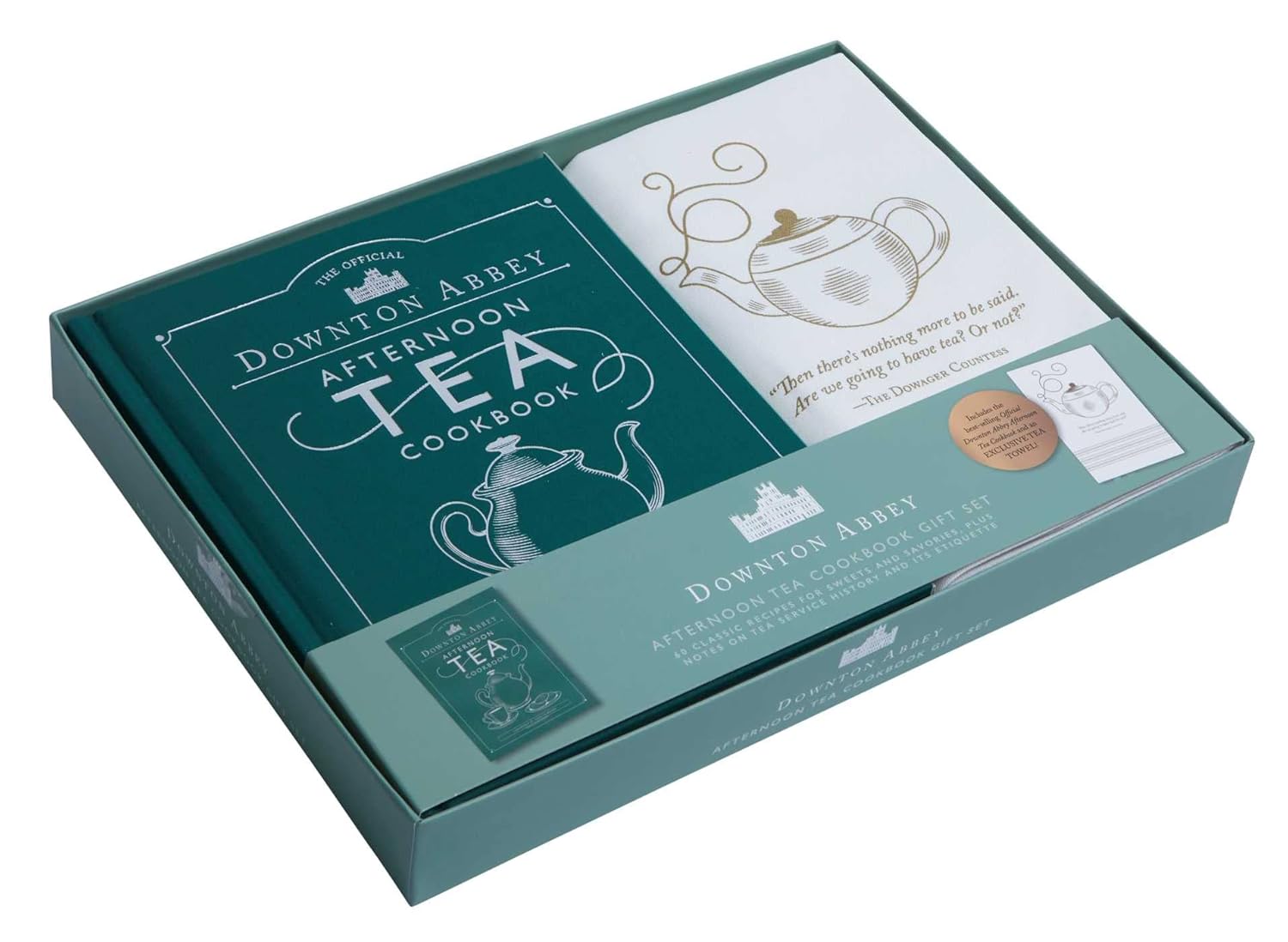 The Official Downton Abbey Afternoon Tea Cookbook Gift Set